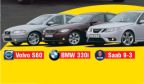 Saab 9-3 - BMW 330i - Volvo S60 -   